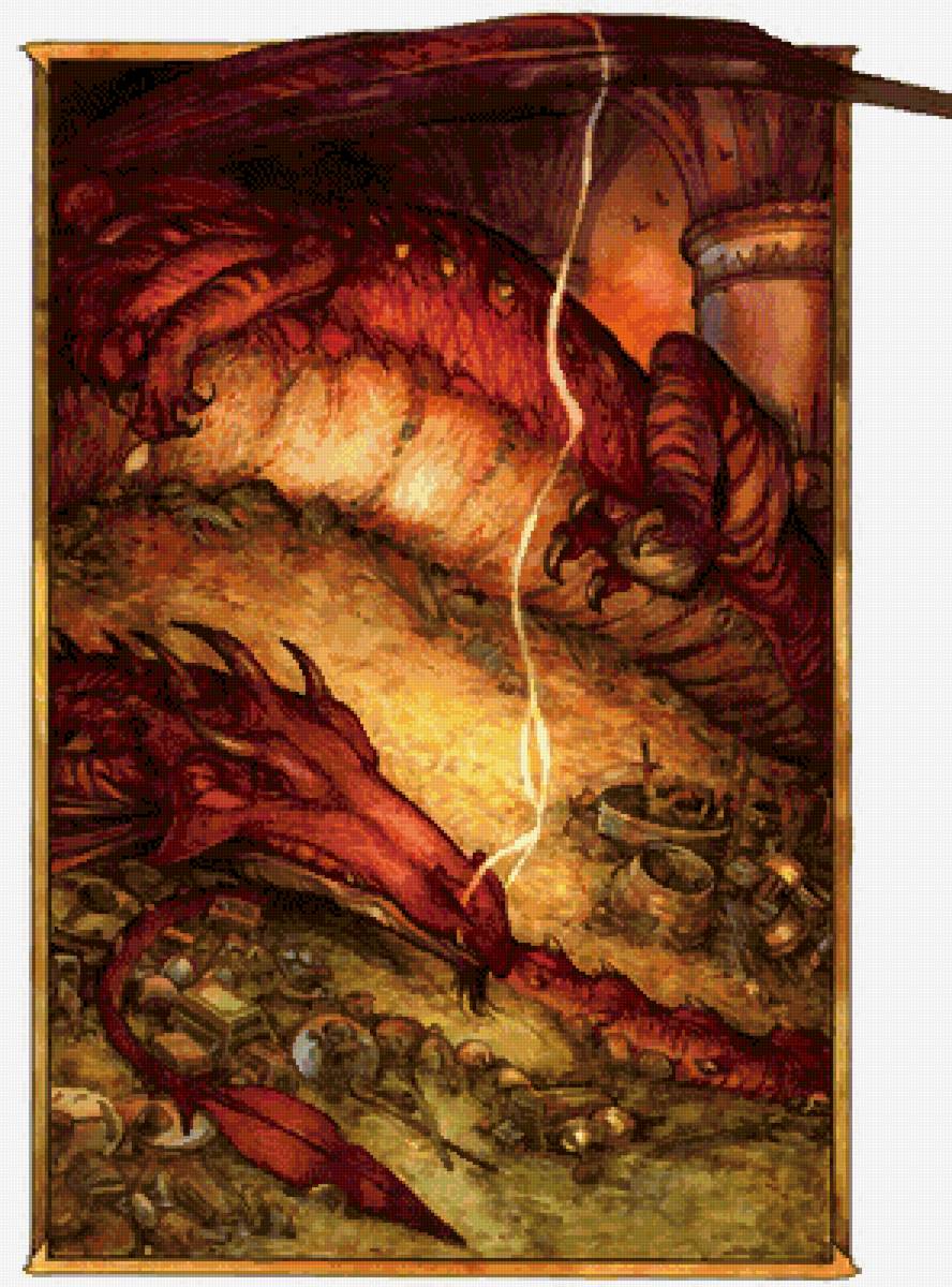 Смауг - дракон - предпросмотр