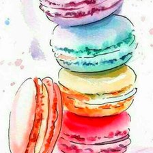 Схема вышивки «Макаруны»