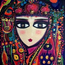 Схема вышивки «tiger lily»