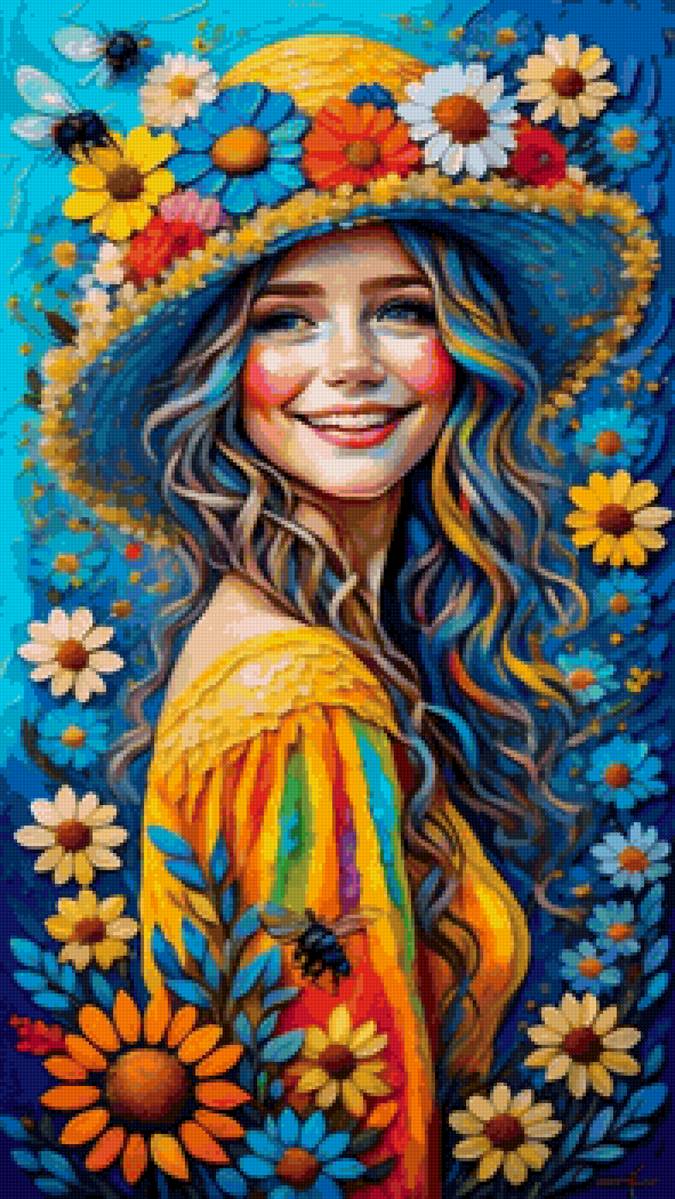 девочка - рисунок - предпросмотр