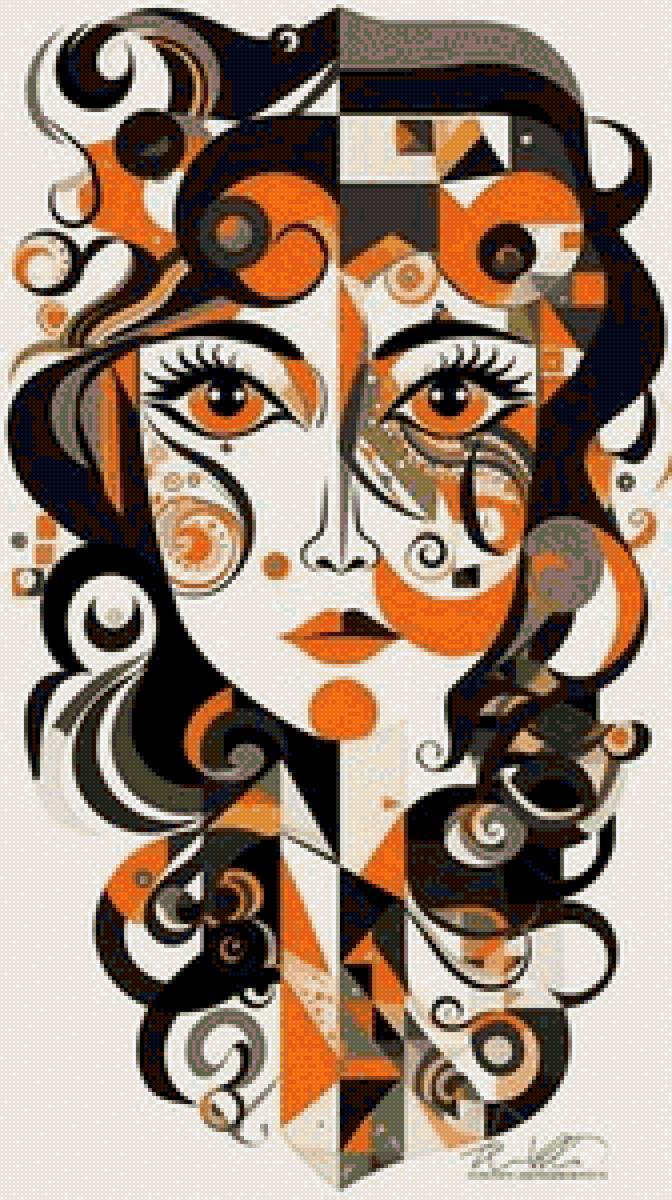 девушка - арт - предпросмотр