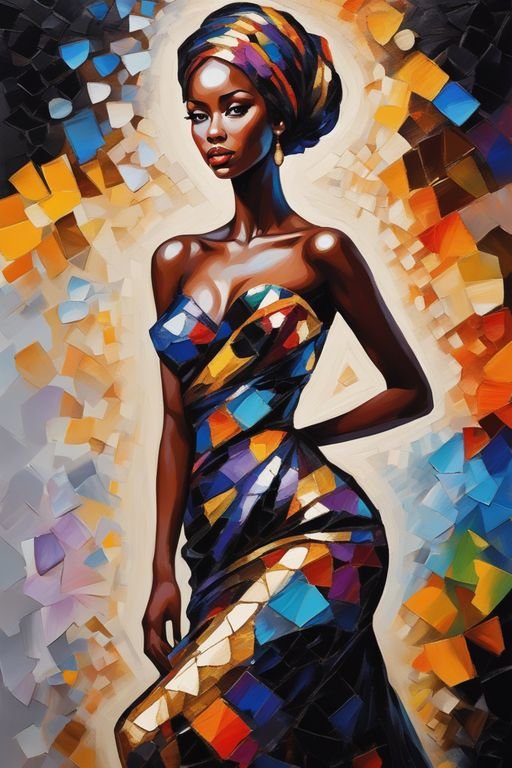 негритянка - девушка - оригинал