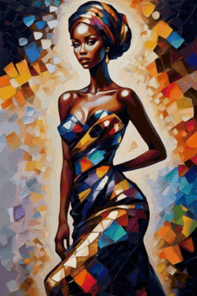 негритянка - девушка - предпросмотр