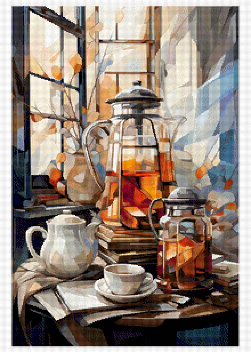 Натюрмор_2 - чай, окно, натюрморт - предпросмотр