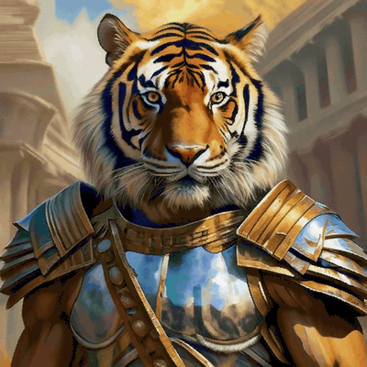 Тигр гладиатор 2 - животные, дикие кошки, тигрг - предпросмотр