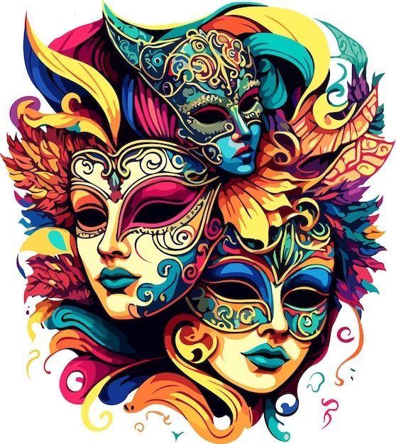 маски - театр - оригинал