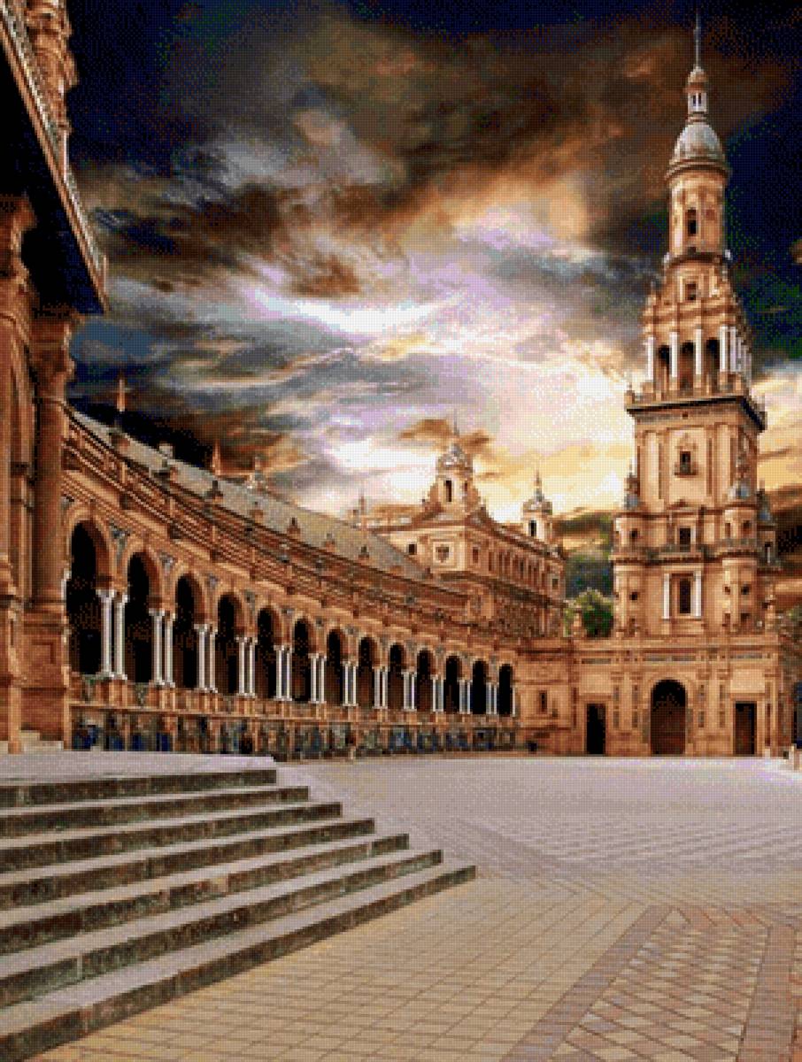 Sevilla - plaza españa, sevilla - предпросмотр