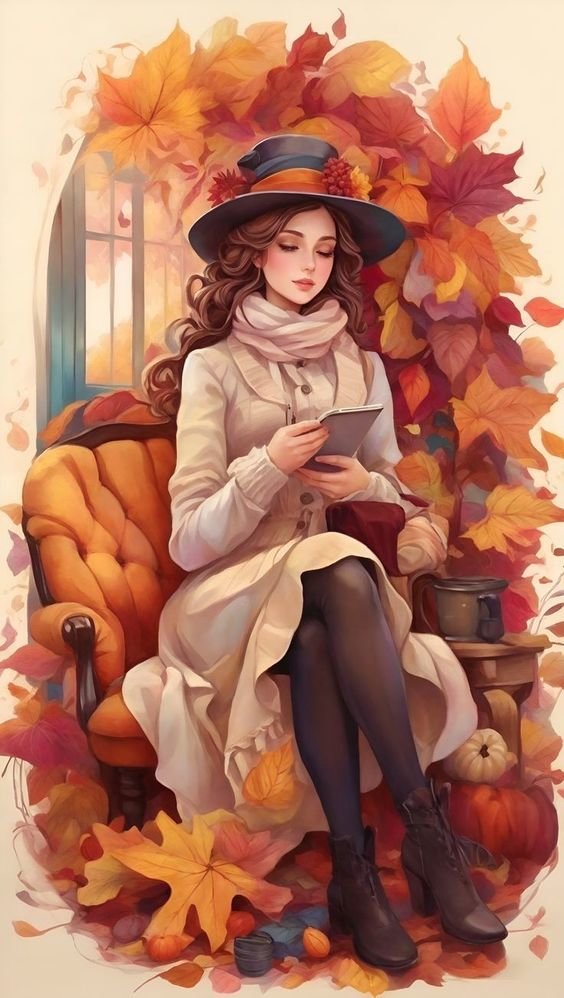 девушка - рисунок - оригинал