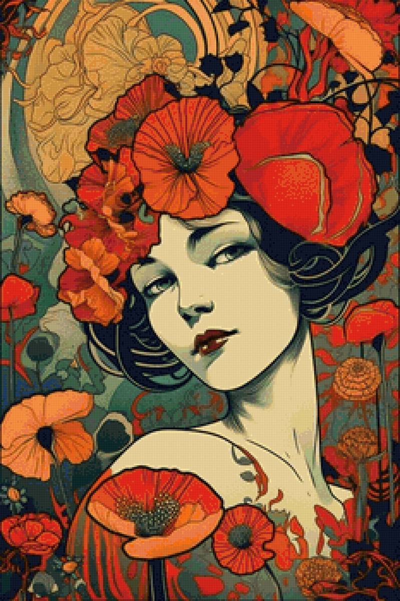 дама - арт - предпросмотр