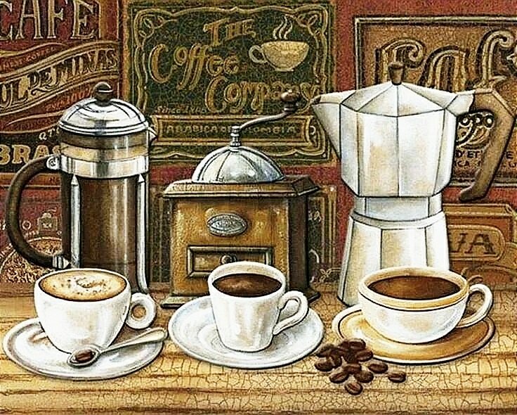 №2747426 - кофе, натюрморт - оригинал