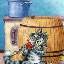 Схема вышивки «Кот воришка»