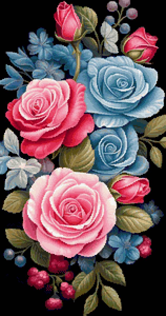 Букет - цветы цветок розы роза букет - предпросмотр