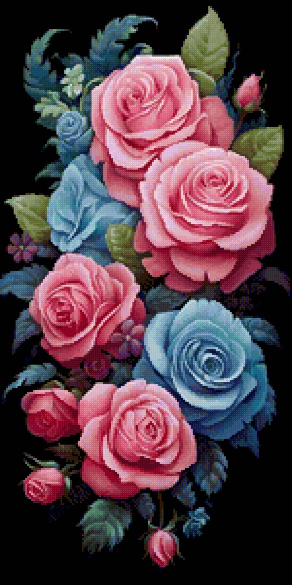 Букет - цветы цветок розы роза - предпросмотр