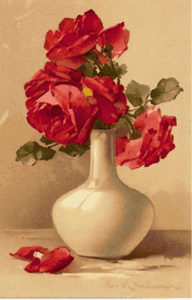 №2747822 - ваза, розы - предпросмотр