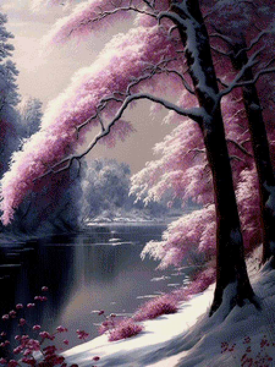 Пейзаж - пейзаж природа река - предпросмотр