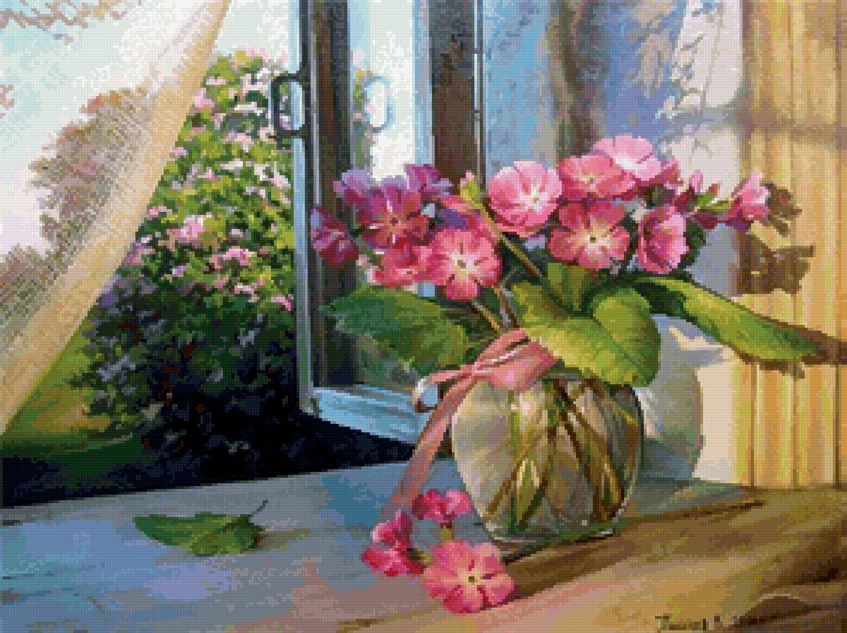 лето - утро, настроение, лето, окно - предпросмотр