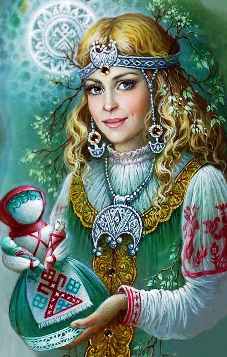 девушка - девушка обережница - оригинал