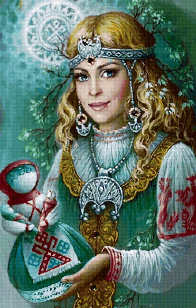 девушка - девушка обережница - предпросмотр