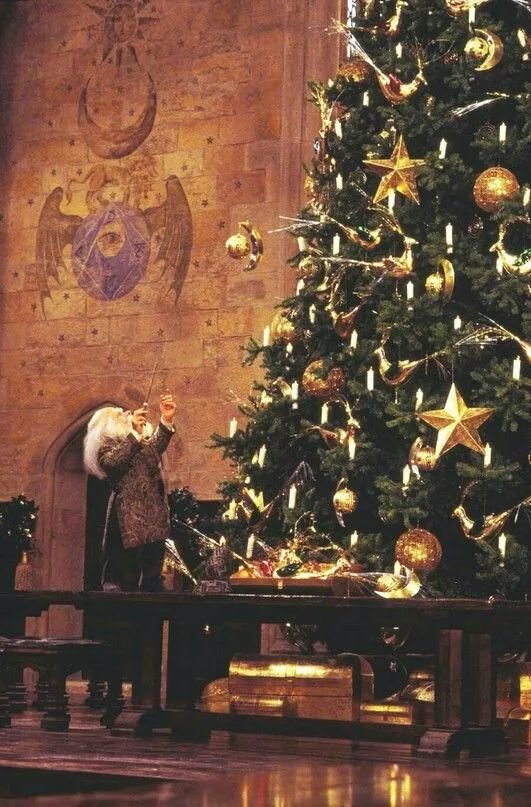 Рождество в Хогвартсе - хогвартс, гарри поттер - оригинал