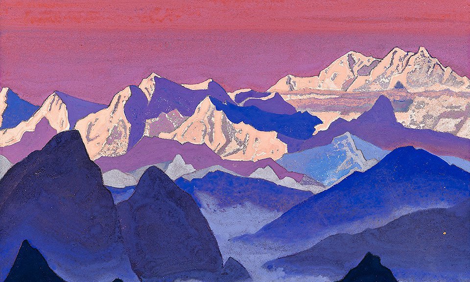 Николай Рерих «Канченджунга». 1936. - оригинал