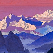 Николай Рерих «Канченджунга». 1936.