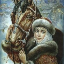 Схема вышивки «Боярышня»