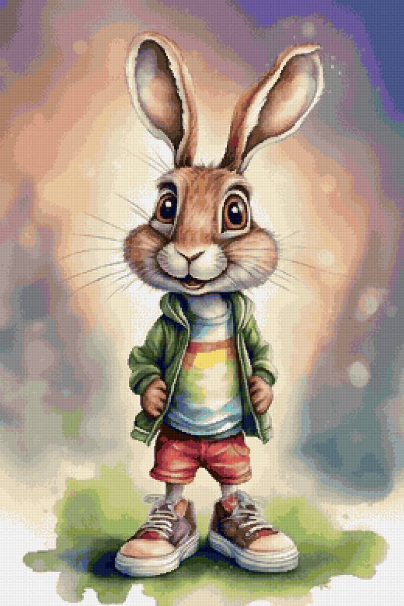 Модный заяц - заяц - предпросмотр