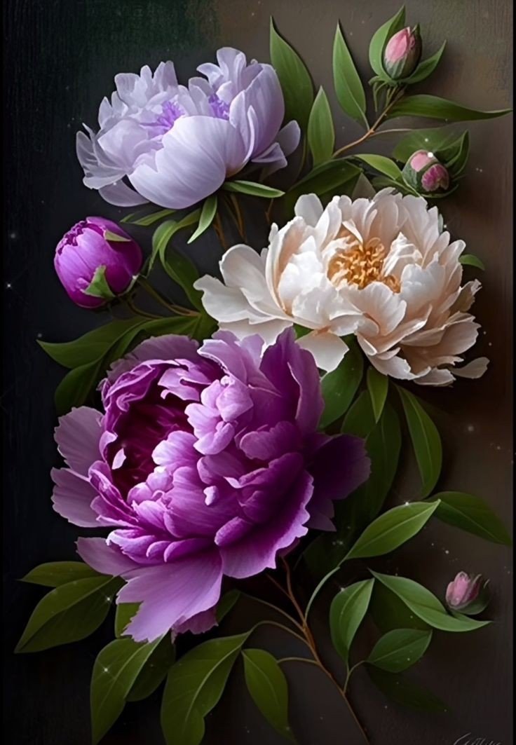 Пионы - пионы - оригинал