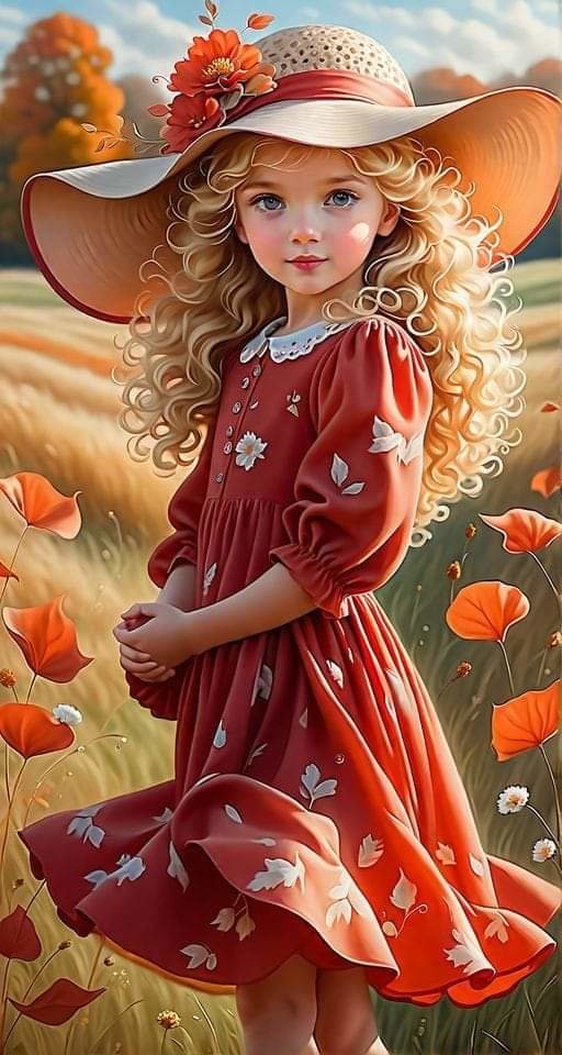 Nina de rojo - adas - оригинал