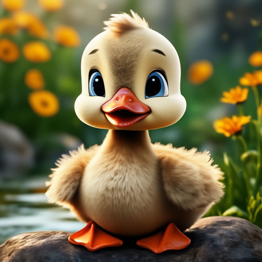 утенок - утенок - оригинал