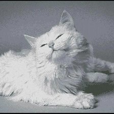 Схема вышивки «Кошка»