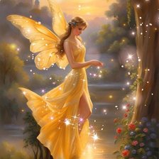 Схема вышивки «Ada amarilla»