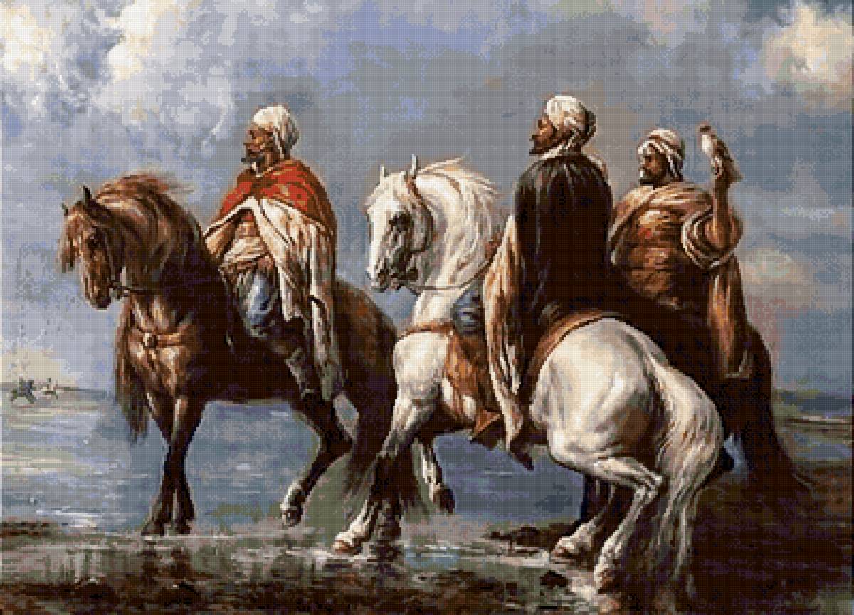 №2750126 - восток, всадники, кони - предпросмотр