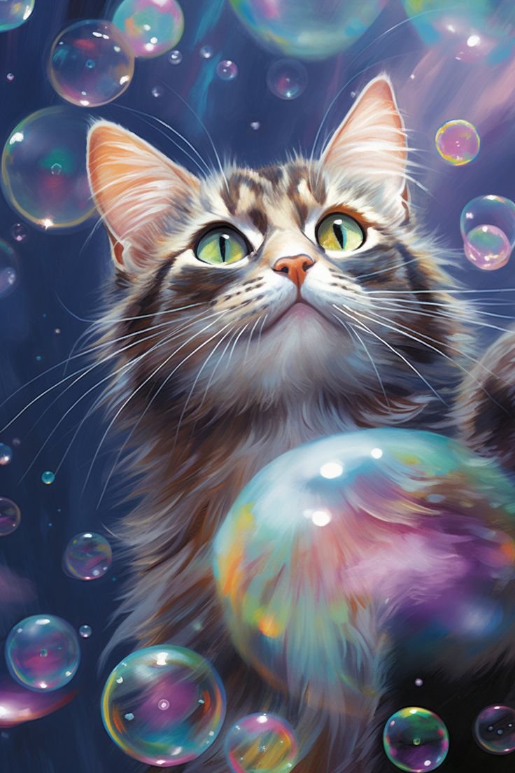 кот - арт - оригинал