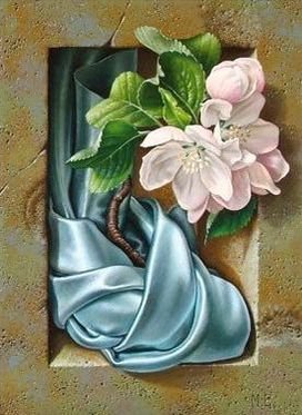 триптих часть 3 - цветы триптих - оригинал