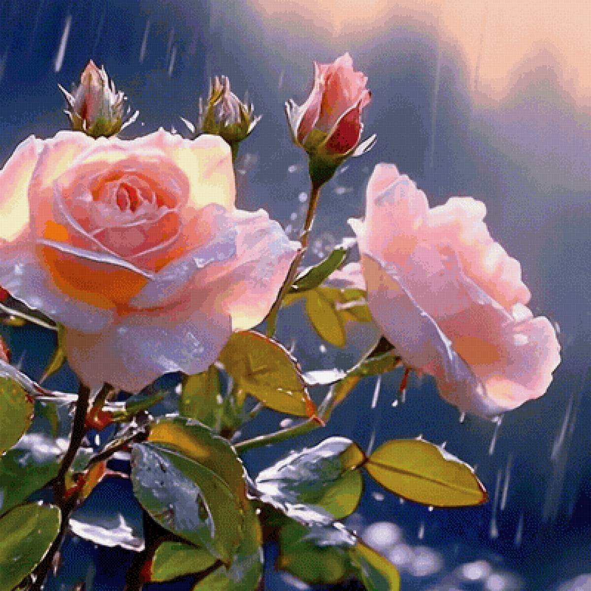 Букет розы - роза - предпросмотр