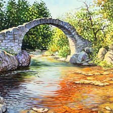 Схема вышивки «ВЪЛШЕБНА РЕКА»