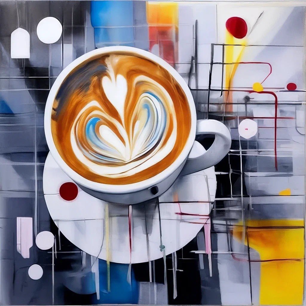 Кофе. Абстракция. - абстракция - оригинал