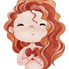 Схема вышивки «девушка»