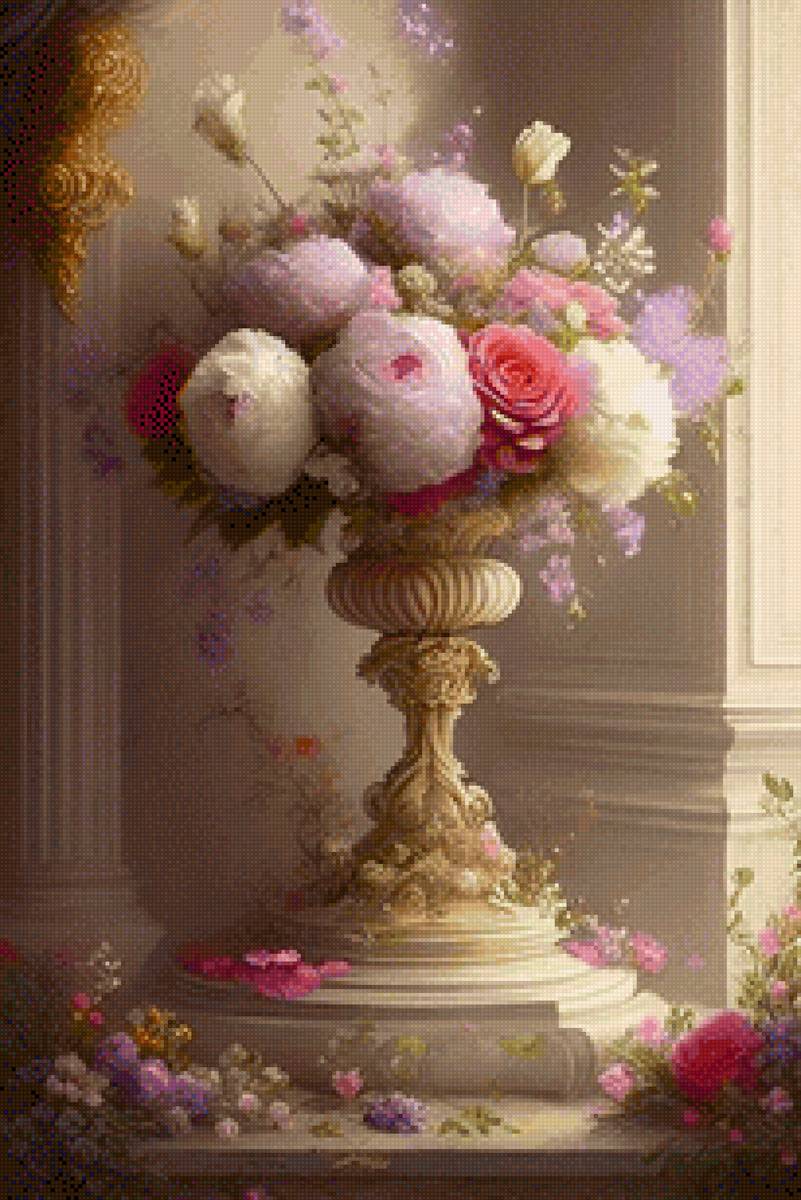 цветы в вазе - ваза цветы - предпросмотр