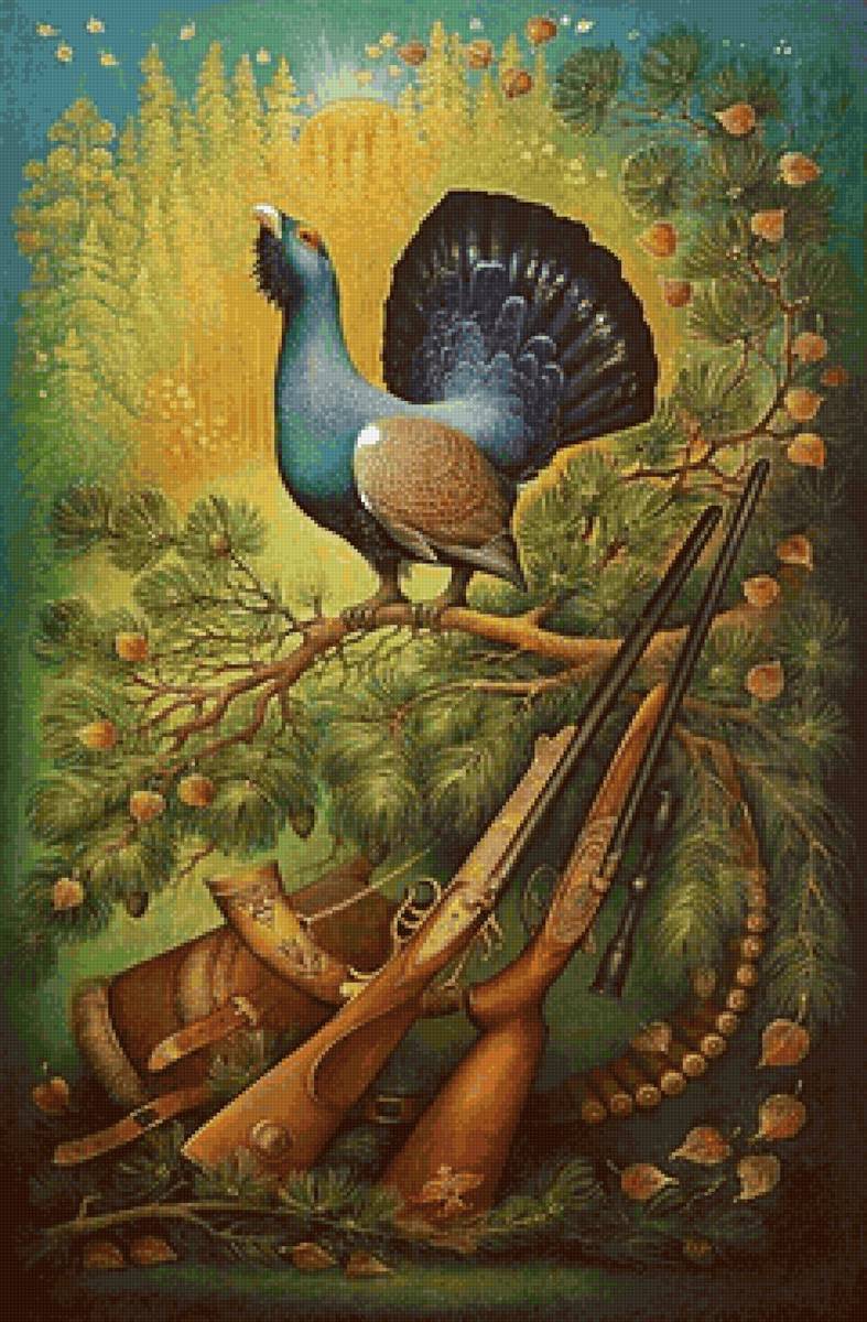 Охота - тетерев, охота, лес - предпросмотр