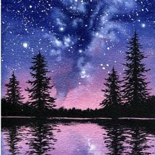 Схема вышивки «Ziemeļblāzma»