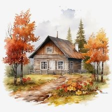 Схема вышивки «House»