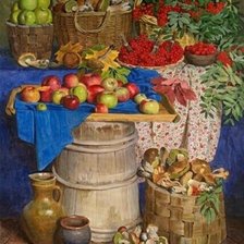 Схема вышивки «дары осени»