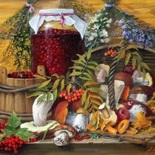 Схема вышивки «дары осени»