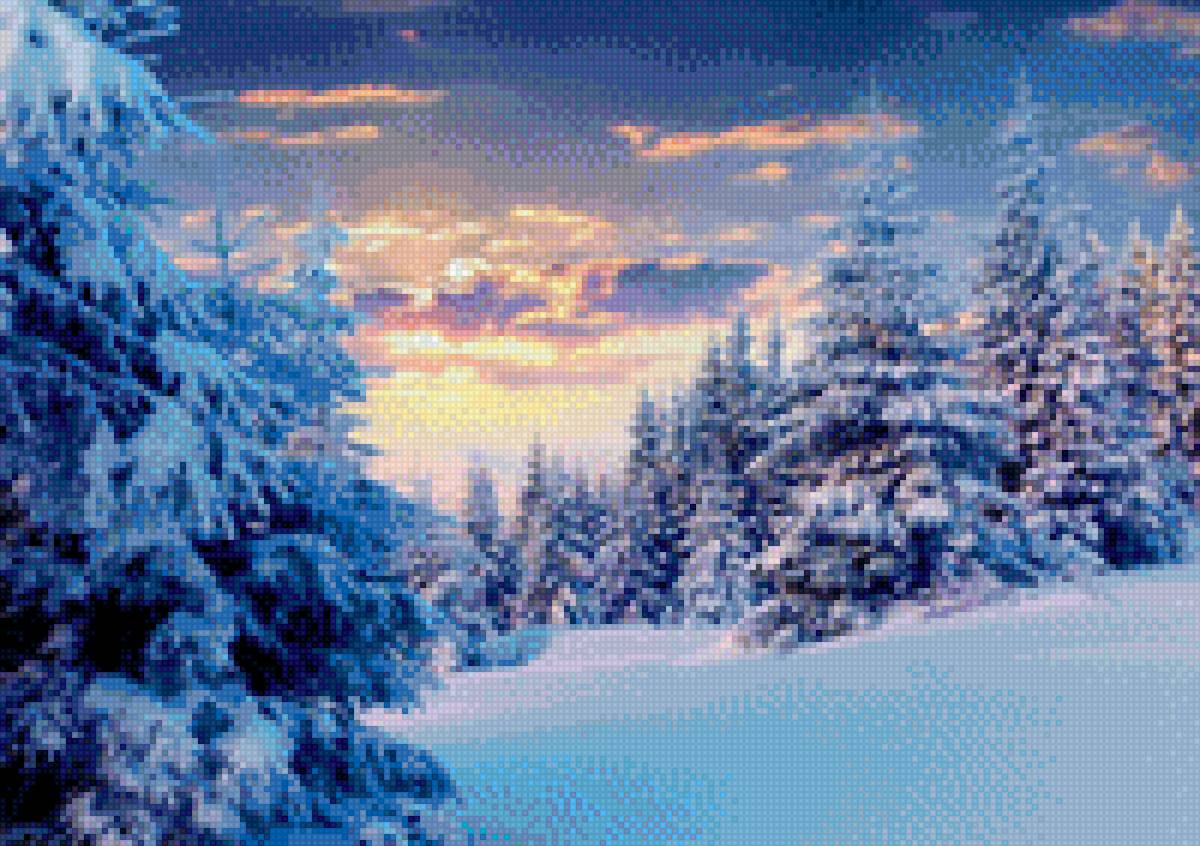 Зима - природа, снег - предпросмотр