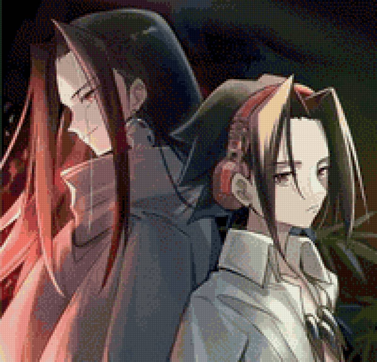 Шаман Кинг - зик и йо асакура, шаман кинг - предпросмотр