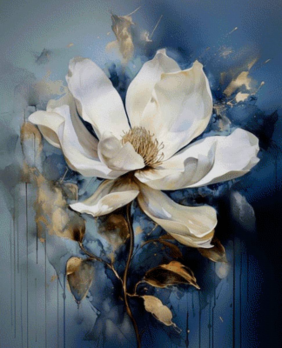 картина Магнолия - картины, магнолия, цветы - предпросмотр