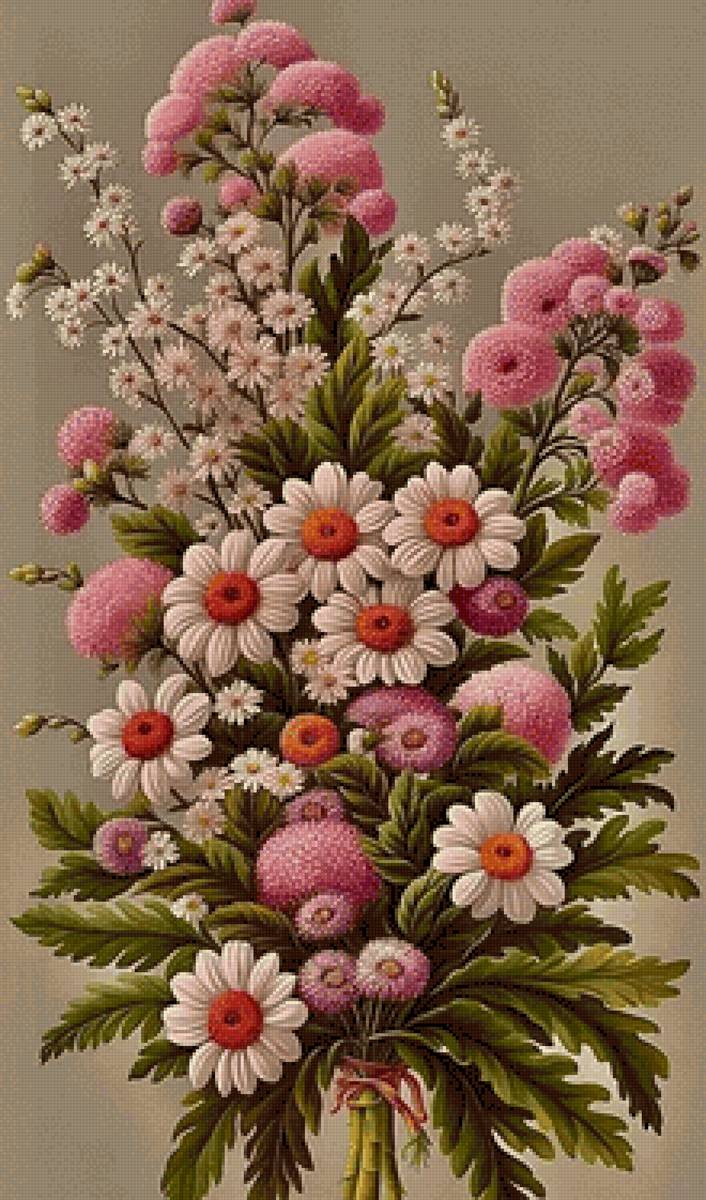 Букет - ромашки, цветы, букет - предпросмотр