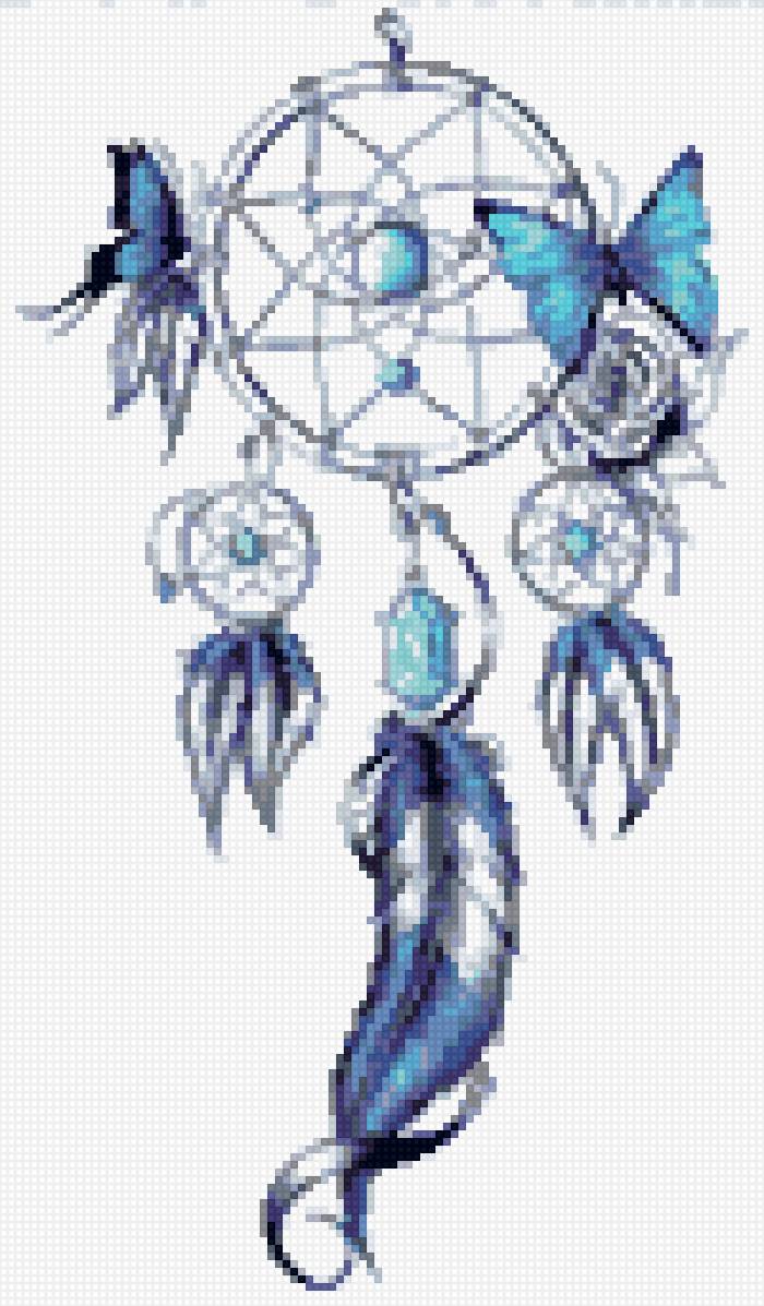 Ловец снов с бабочками - предпросмотр